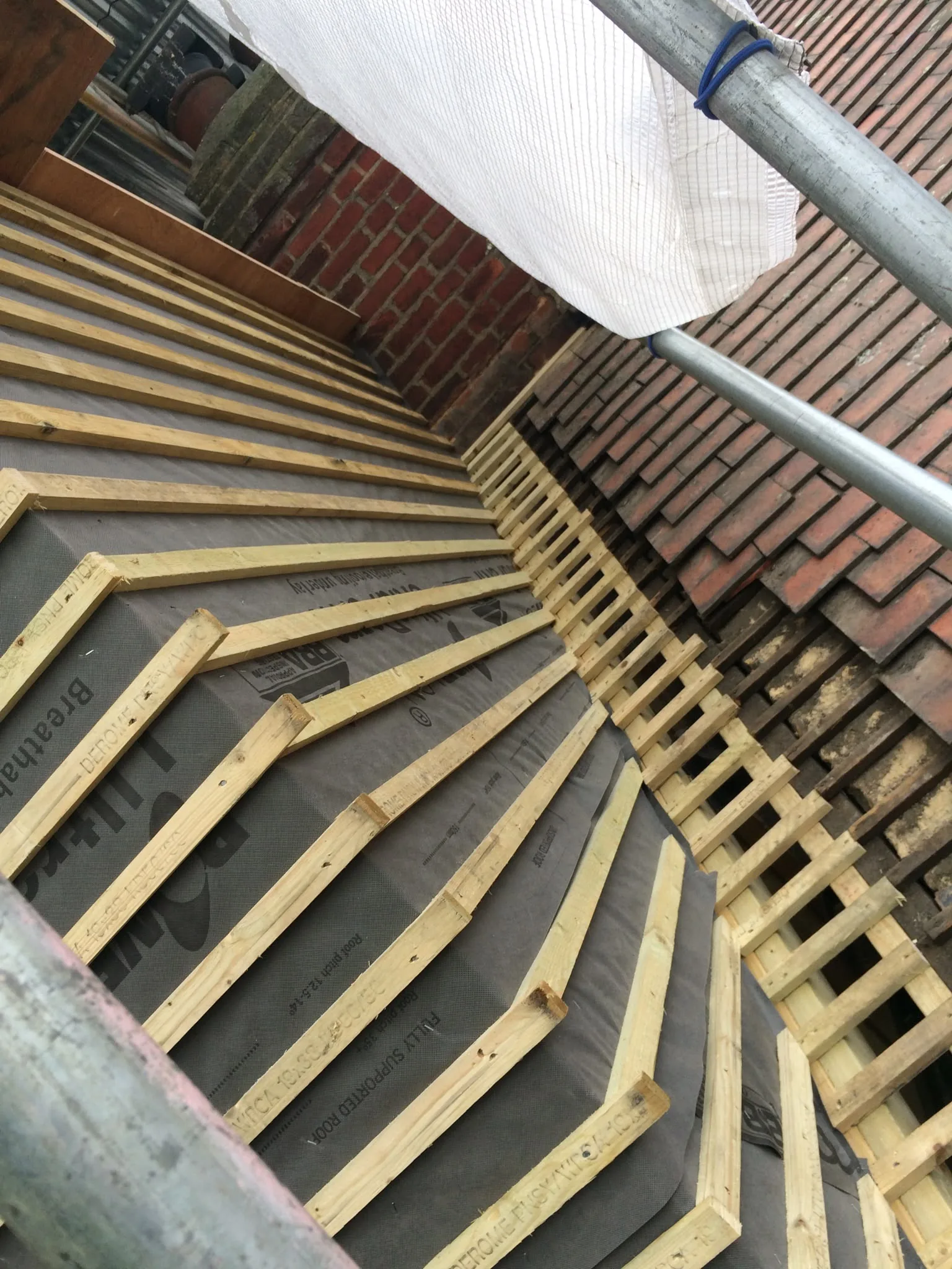 A to Z Roofing & Building work in progress on a London property